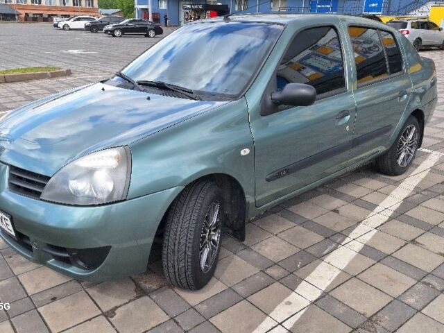 Зеленый Рено Clio Symbol, объемом двигателя 1.4 л и пробегом 165 тыс. км за 4400 $, фото 1 на Automoto.ua