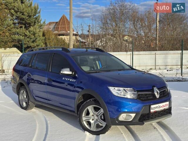 Синій Рено Logan MCV Stepway, об'ємом двигуна 0.9 л та пробігом 120 тис. км за 10499 $, фото 1 на Automoto.ua