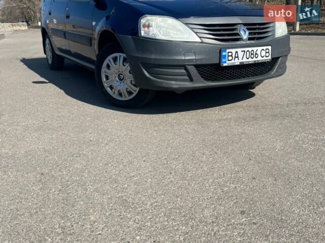 Синий Рено Logan Van, объемом двигателя 1.6 л и пробегом 261 тыс. км за 4300 $, фото 1 на Automoto.ua