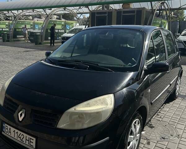 Черный Рено Megane Scenic, объемом двигателя 1.6 л и пробегом 130 тыс. км за 4800 $, фото 1 на Automoto.ua