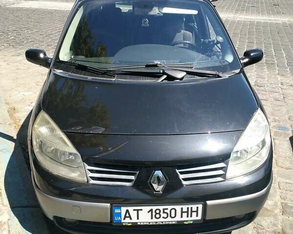 Черный Рено Megane Scenic, объемом двигателя 1.6 л и пробегом 209 тыс. км за 4500 $, фото 1 на Automoto.ua