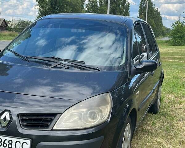 Черный Рено Megane Scenic, объемом двигателя 1.5 л и пробегом 480 тыс. км за 4500 $, фото 1 на Automoto.ua