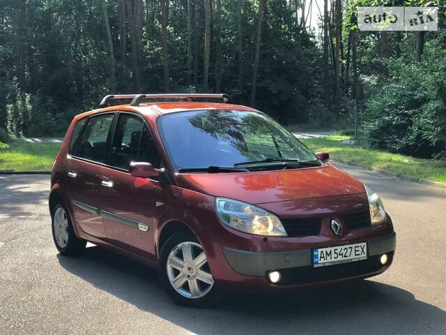 Червоний Рено Megane Scenic, об'ємом двигуна 2 л та пробігом 129 тис. км за 5700 $, фото 1 на Automoto.ua