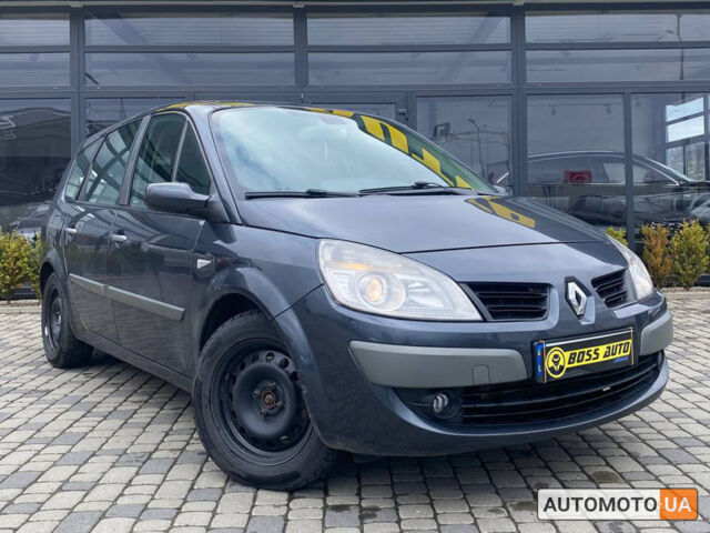 Серый Рено Megane Scenic, объемом двигателя 1.5 л и пробегом 256 тыс. км за 5999 $, фото 1 на Automoto.ua