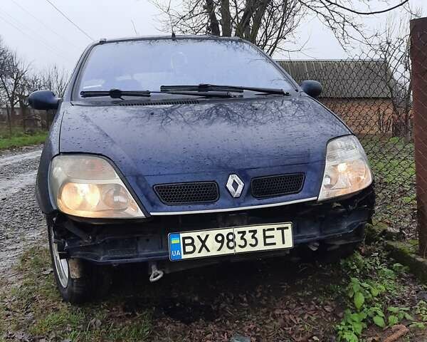 Синий Рено Megane Scenic, объемом двигателя 1.87 л и пробегом 151 тыс. км за 1100 $, фото 1 на Automoto.ua
