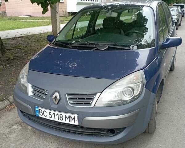 Синий Рено Megane Scenic, объемом двигателя 1.6 л и пробегом 292 тыс. км за 4500 $, фото 1 на Automoto.ua