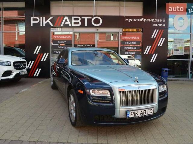 Синій Ролс Ройс Ghost, об'ємом двигуна 6.6 л та пробігом 147 тис. км за 117000 $, фото 1 на Automoto.ua