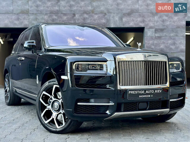 Черный Ролс Ройс Cullinan, объемом двигателя 6.75 л и пробегом 81 тыс. км за 305000 $, фото 1 на Automoto.ua