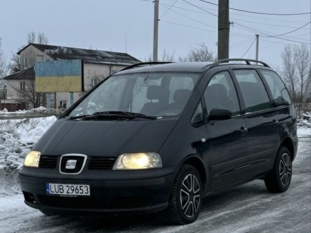 Черный Сеат Альхамбра, объемом двигателя 1.9 л и пробегом 308 тыс. км за 1750 $, фото 1 на Automoto.ua