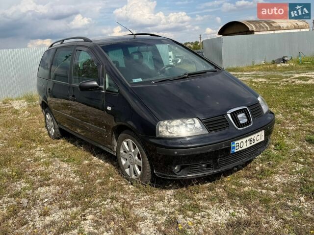 Чорний Сеат Альхамбра, об'ємом двигуна 2 л та пробігом 212 тис. км за 5499 $, фото 1 на Automoto.ua