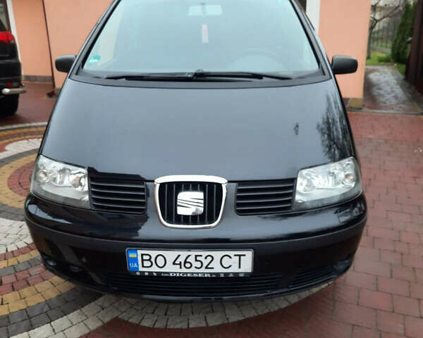 Черный Сеат Альхамбра, объемом двигателя 2 л и пробегом 224 тыс. км за 6700 $, фото 1 на Automoto.ua