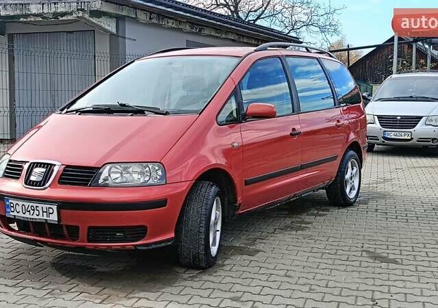 Красный Сеат Альхамбра, объемом двигателя 1.9 л и пробегом 357 тыс. км за 3599 $, фото 1 на Automoto.ua