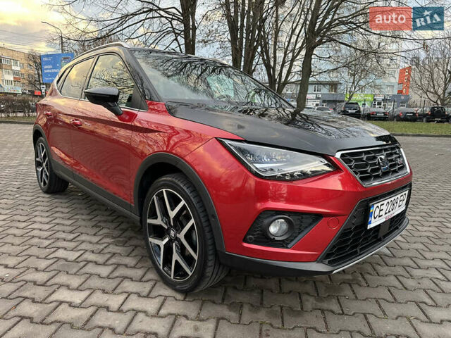 Красный Сеат Arona, объемом двигателя 1 л и пробегом 50 тыс. км за 15500 $, фото 1 на Automoto.ua