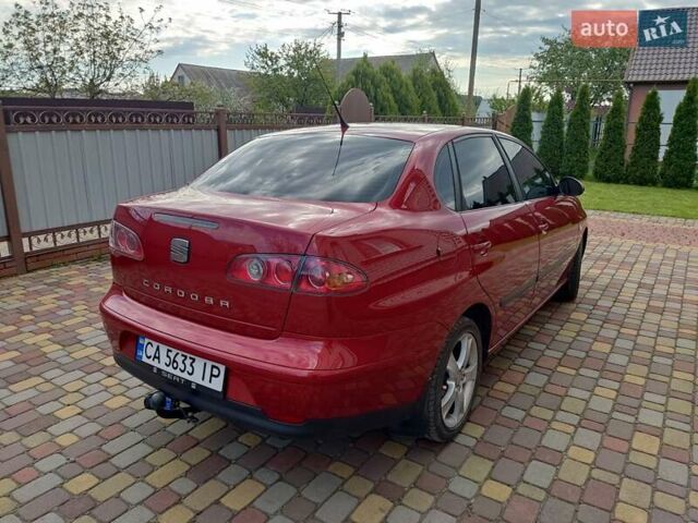 Красный Сеат Кордоба, объемом двигателя 1.98 л и пробегом 80 тыс. км за 8000 $, фото 1 на Automoto.ua