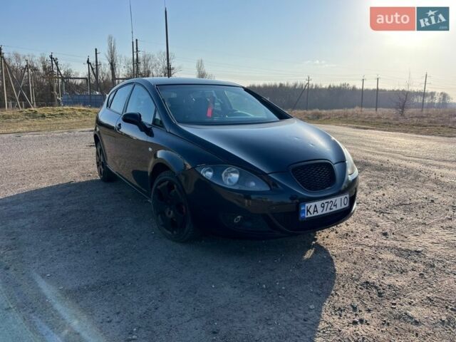 Черный Сеат Леон, объемом двигателя 1.6 л и пробегом 293 тыс. км за 4699 $, фото 1 на Automoto.ua