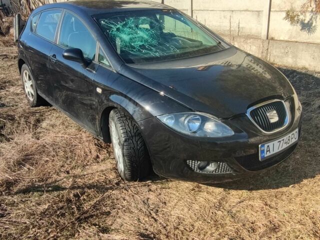 Черный Сеат Леон, объемом двигателя 1.6 л и пробегом 280 тыс. км за 3500 $, фото 1 на Automoto.ua