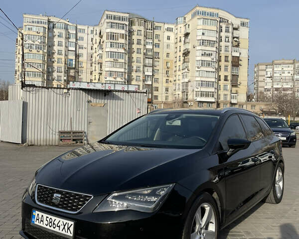Черный Сеат Леон, объемом двигателя 1.6 л и пробегом 163 тыс. км за 10200 $, фото 1 на Automoto.ua