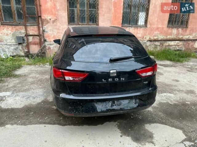 Черный Сеат Леон, объемом двигателя 1.6 л и пробегом 208 тыс. км за 7500 $, фото 1 на Automoto.ua