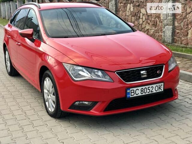 Красный Сеат Леон, объемом двигателя 1.6 л и пробегом 223 тыс. км за 9200 $, фото 1 на Automoto.ua