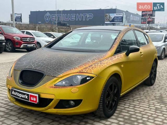 Желтый Сеат Леон, объемом двигателя 2 л и пробегом 208 тыс. км за 4690 $, фото 1 на Automoto.ua