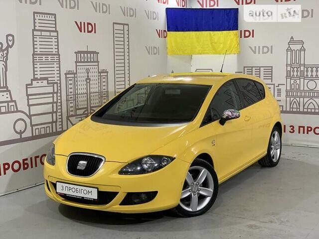 Жовтий Сеат Leon, об'ємом двигуна 2 л та пробігом 188 тис. км за 6773 $, фото 1 на Automoto.ua