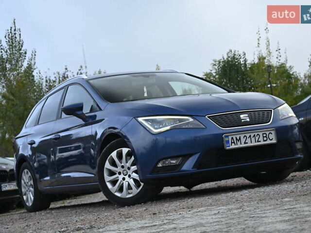 Синий Сеат Леон, объемом двигателя 1.6 л и пробегом 260 тыс. км за 8999 $, фото 1 на Automoto.ua