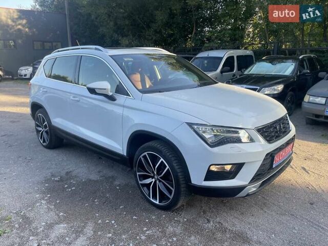 Белый Сеат Ateca, объемом двигателя 1.97 л и пробегом 81 тыс. км за 22900 $, фото 1 на Automoto.ua