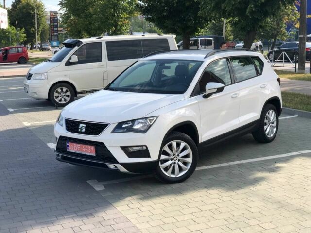 Белый Сеат Ateca, объемом двигателя 1 л и пробегом 60 тыс. км за 18000 $, фото 1 на Automoto.ua