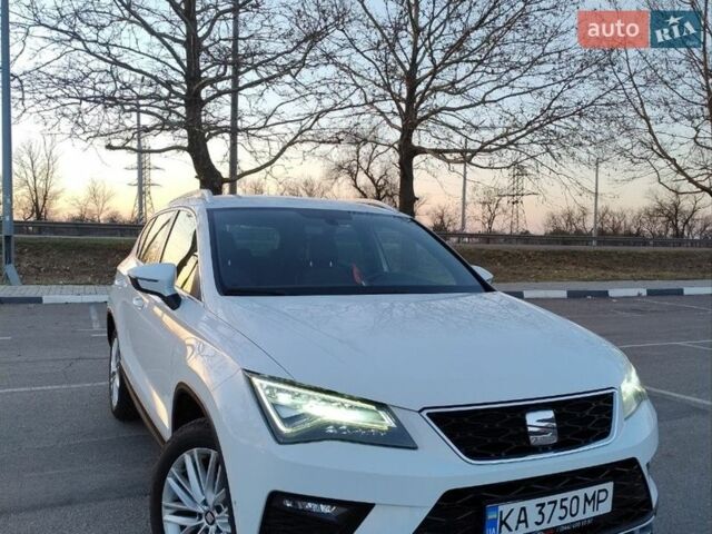Белый Сеат Ateca, объемом двигателя 1.6 л и пробегом 156 тыс. км за 19300 $, фото 1 на Automoto.ua