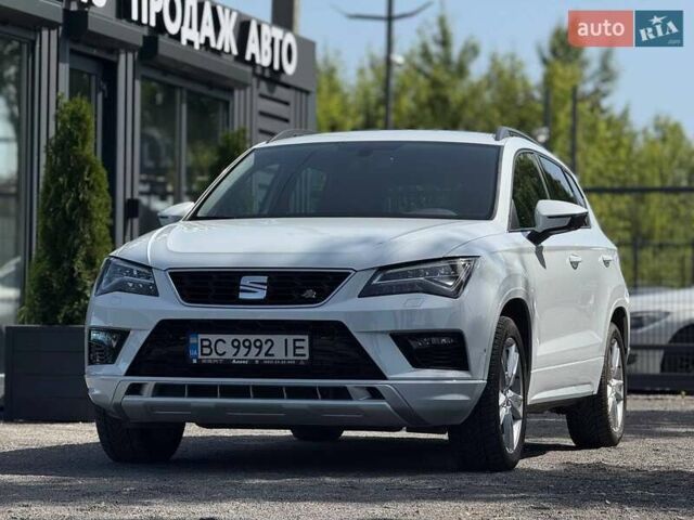 Белый Сеат Ateca, объемом двигателя 1.97 л и пробегом 24 тыс. км за 28000 $, фото 1 на Automoto.ua