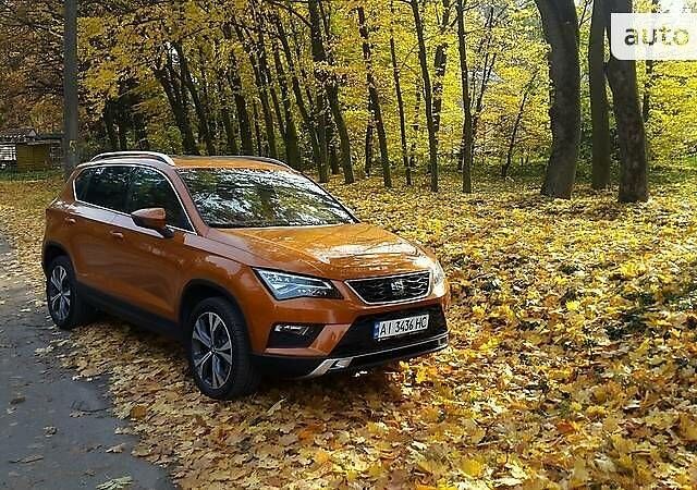 Бежевый Сеат Ateca, объемом двигателя 1.4 л и пробегом 49 тыс. км за 29599 $, фото 1 на Automoto.ua