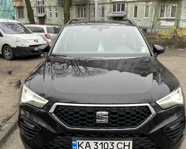 Черный Сеат Ateca, объемом двигателя 1.5 л и пробегом 74 тыс. км за 25000 $, фото 1 на Automoto.ua