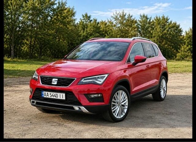 Червоний Сеат Ateca, об'ємом двигуна 1.6 л та пробігом 87 тис. км за 21500 $, фото 1 на Automoto.ua