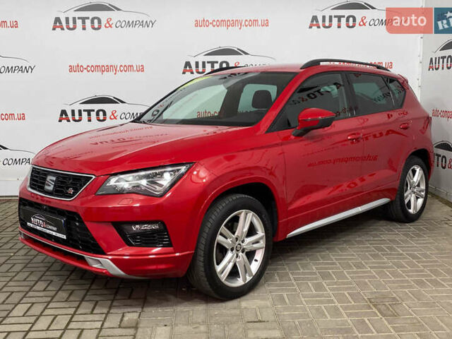 Красный Сеат Ateca, объемом двигателя 2 л и пробегом 184 тыс. км за 24950 $, фото 1 на Automoto.ua