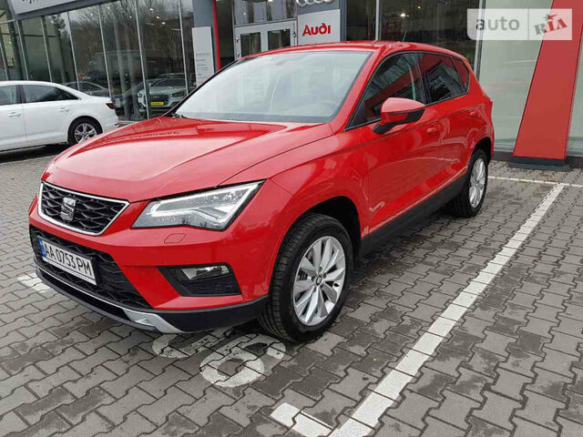 Красный Сеат Ateca, объемом двигателя 1.4 л и пробегом 2 тыс. км за 26500 $, фото 1 на Automoto.ua