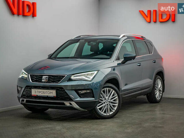 Серый Сеат Ateca, объемом двигателя 1.6 л и пробегом 88 тыс. км за 22953 $, фото 1 на Automoto.ua