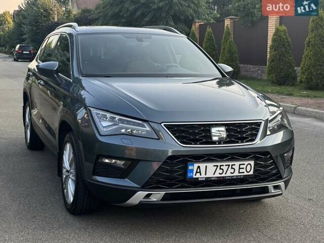 Серый Сеат Ateca, объемом двигателя 1.6 л и пробегом 114 тыс. км за 21500 $, фото 1 на Automoto.ua