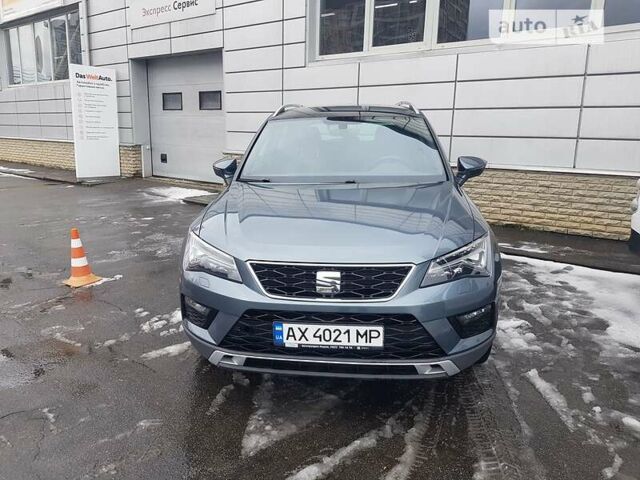 Сірий Сеат Ateca, об'ємом двигуна 2 л та пробігом 102 тис. км за 24900 $, фото 1 на Automoto.ua