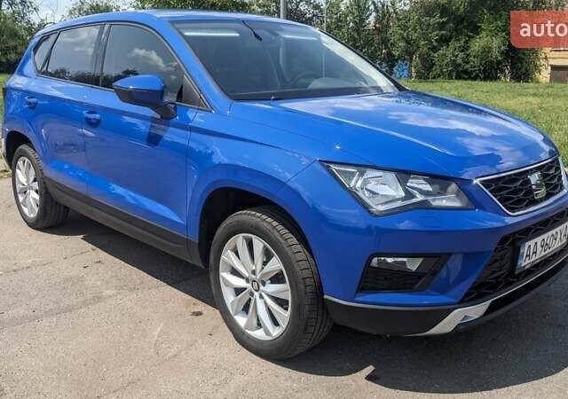 Сеат Ateca 2018 в Кривом Роге на Automoto.ua Синий Сеат Ateca, объемом двигателя 1.4 л и пробегом 72 тыс. км за 19200 $, фото 1 на Automoto.ua