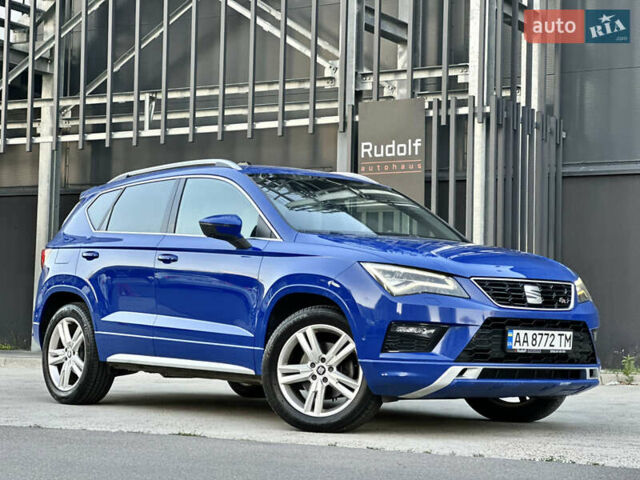 Синий Сеат Ateca, объемом двигателя 2 л и пробегом 196 тыс. км за 21800 $, фото 1 на Automoto.ua