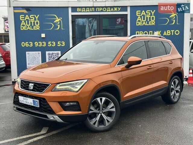 Оранжевый Сеат Ateca, объемом двигателя 1.4 л и пробегом 147 тыс. км за 20990 $, фото 1 на Automoto.ua