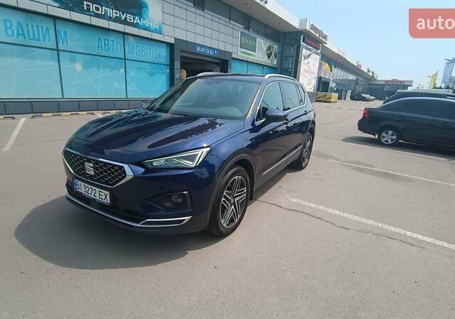 Синий Сеат Tarraco, объемом двигателя 1.97 л и пробегом 140 тыс. км за 29500 $, фото 1 на Automoto.ua