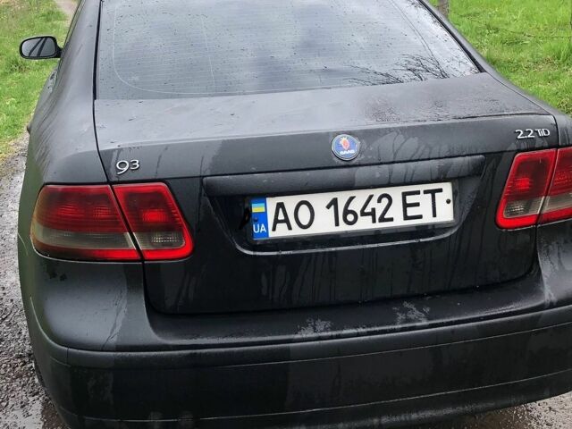 Чорний Сааб 9-3, об'ємом двигуна 2.17 л та пробігом 393 тис. км за 3000 $, фото 1 на Automoto.ua