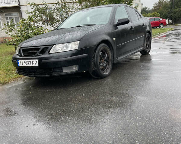 Черный Сааб 9-3, объемом двигателя 2.2 л и пробегом 442 тыс. км за 3400 $, фото 1 на Automoto.ua