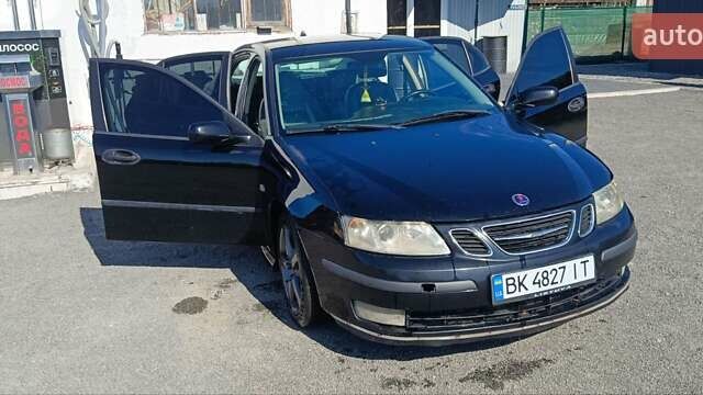 Черный Сааб 9-3, объемом двигателя 2.2 л и пробегом 444 тыс. км за 3499 $, фото 1 на Automoto.ua