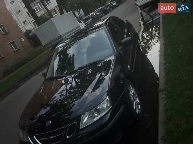 Черный Сааб 9-3, объемом двигателя 2 л и пробегом 270 тыс. км за 4000 $, фото 1 на Automoto.ua