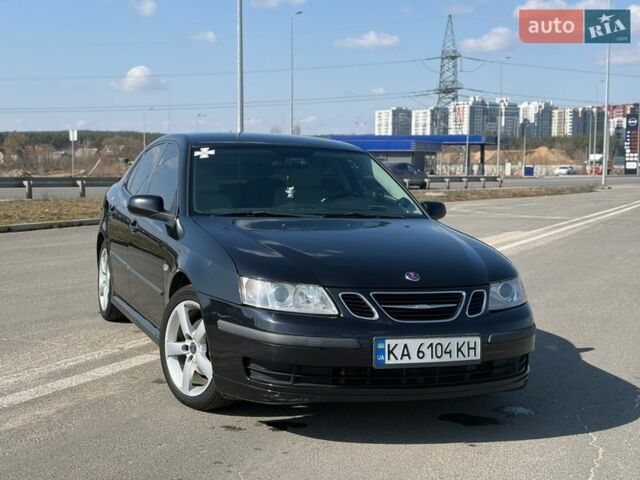 Черный Сааб 9-3, объемом двигателя 1.9 л и пробегом 330 тыс. км за 4900 $, фото 1 на Automoto.ua