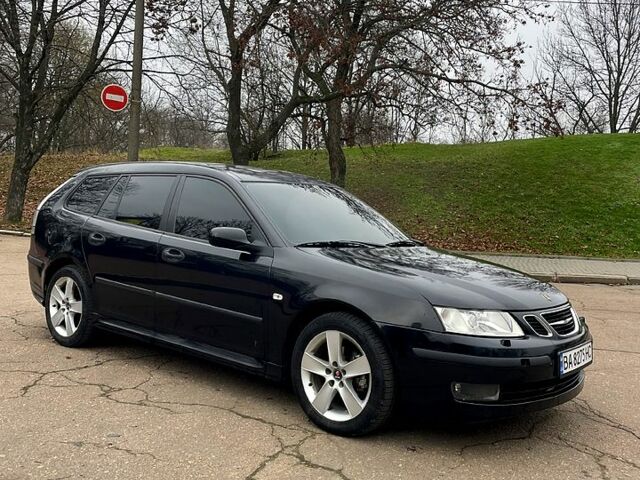 Черный Сааб 9-3, объемом двигателя 1.9 л и пробегом 400 тыс. км за 6499 $, фото 1 на Automoto.ua