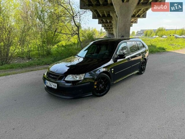 Черный Сааб 9-3, объемом двигателя 2 л и пробегом 231 тыс. км за 3999 $, фото 1 на Automoto.ua