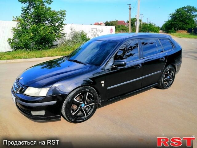 Черный Сааб 9-3, объемом двигателя 1.9 л и пробегом 247 тыс. км за 3900 $, фото 1 на Automoto.ua